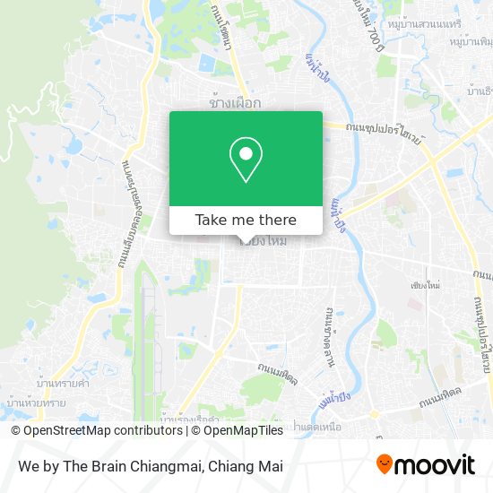 We by The Brain Chiangmai map