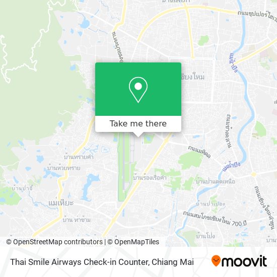 Thai Smile Airways Check-in Counter map