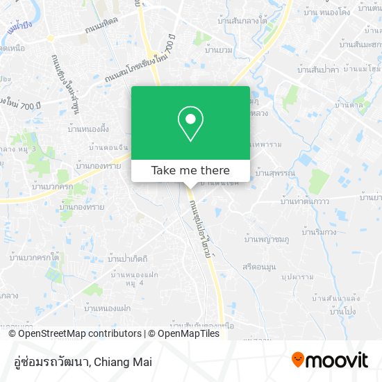 อู่ซ่อมรถวัฒนา map