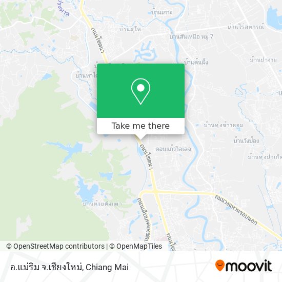อ.แม่ริม จ.เชียงใหม่ map