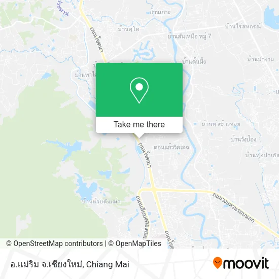 อ.แม่ริม จ.เชียงใหม่ map