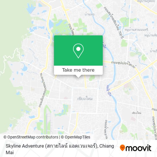 Skyline Adventure (สกายไลน์ แอดเวนเจอร์) map