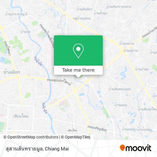 สุสานสันทรายมูล map