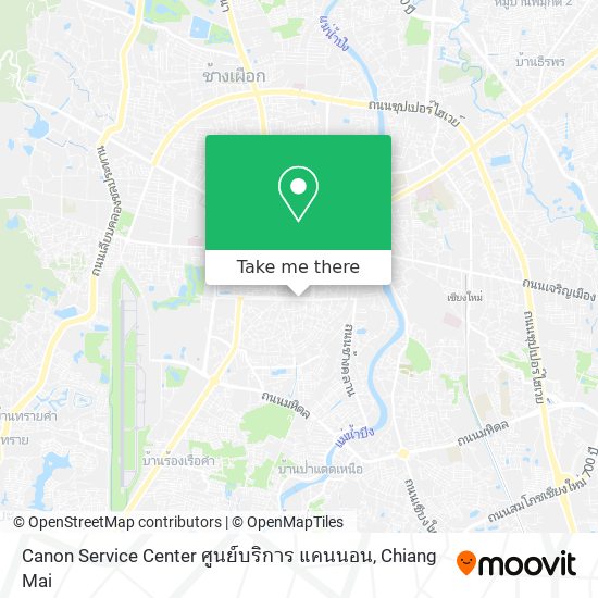 Canon Service Center ศูนย์บริการ แคนนอน map
