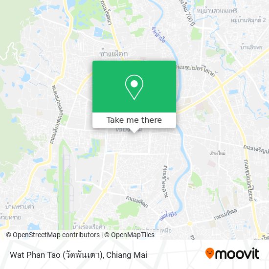 Wat Phan Tao (วัดพันเตา) map