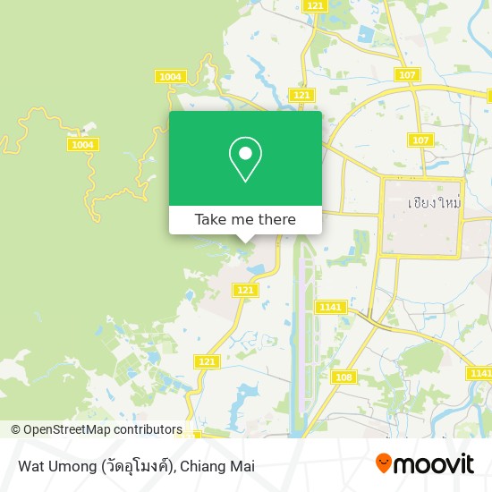 Wat Umong (วัดอุโมงค์) map