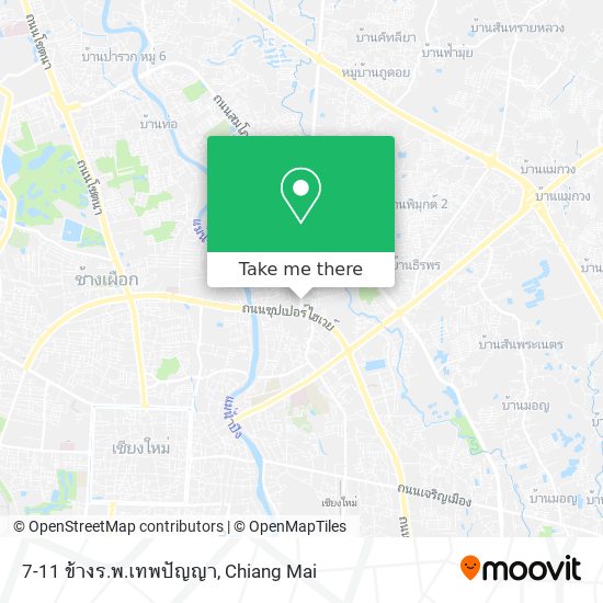 7-11 ข้างร.พ.เทพปัญญา map