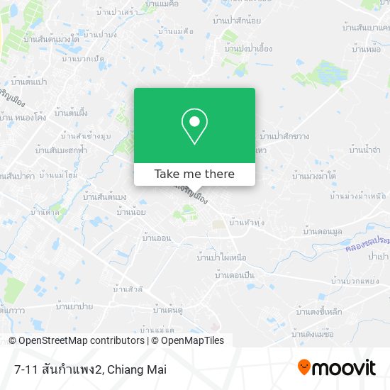 7-11 สันกำแพง2 map
