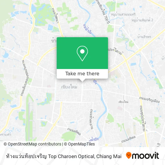 ห้างแว่นท็อปเจริญ Top Charoen Optical map