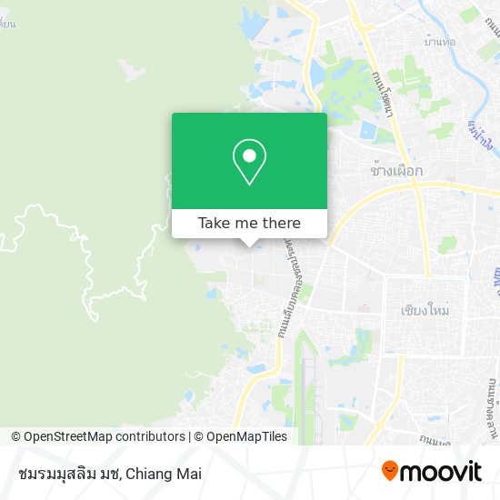 ชมรมมุสลิม มช map