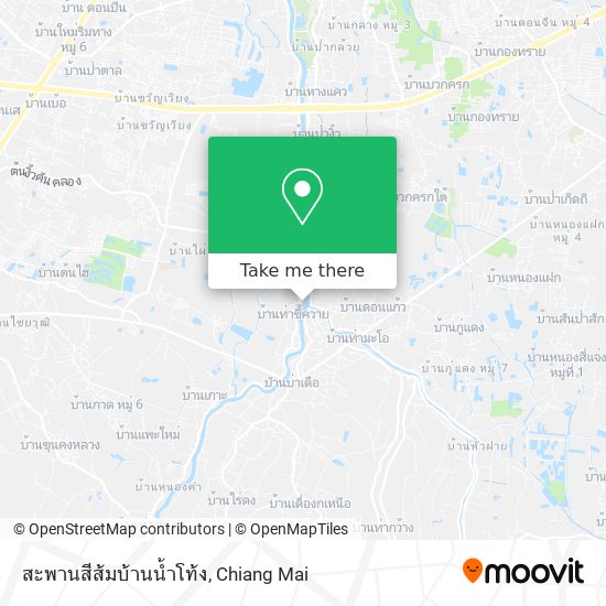 สะพานสีส้มบ้านน้ำโท้ง map