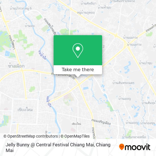 Jelly Bunny @ Central Festival Chiang Mai map