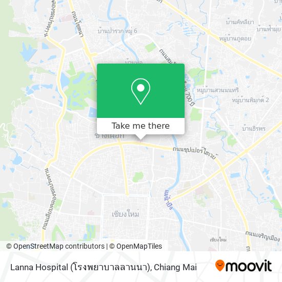Lanna Hospital (โรงพยาบาลลานนา) map