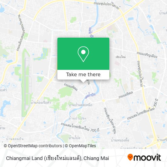Chiangmai Land (เชียงใหม่แลนด์) map