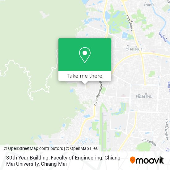 30th Year Building, Faculty of Engineering, Chiang Mai University map
