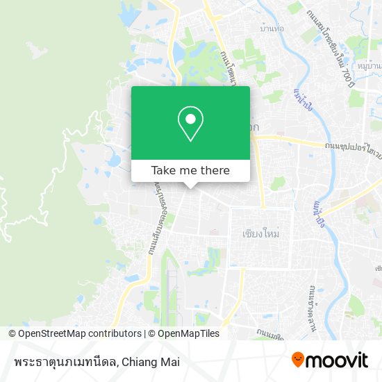 พระธาตุนภเมทนีดล map