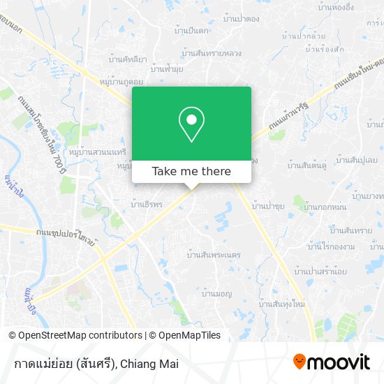 กาดแม่ย่อย (สันศรี) map