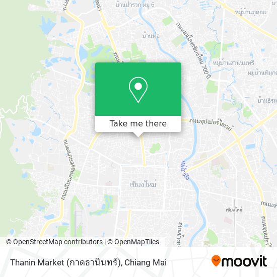 Thanin Market (กาดธานินทร์) map