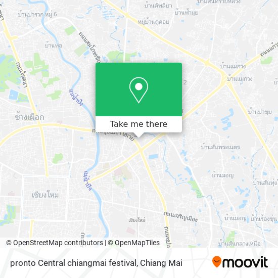 pronto Central chiangmai festival map
