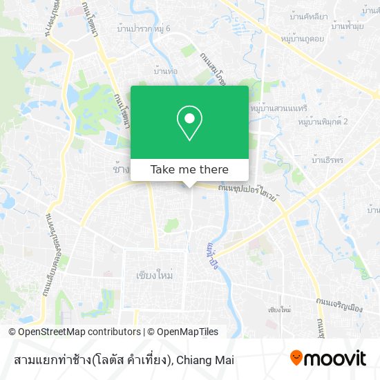 สามแยกท่าช้าง(โลตัส คำเที่ยง) map