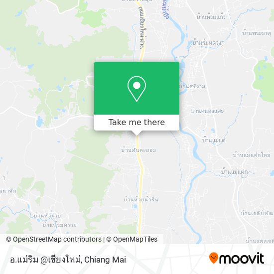 อ.แม่ริม @เชียงใหม่ map