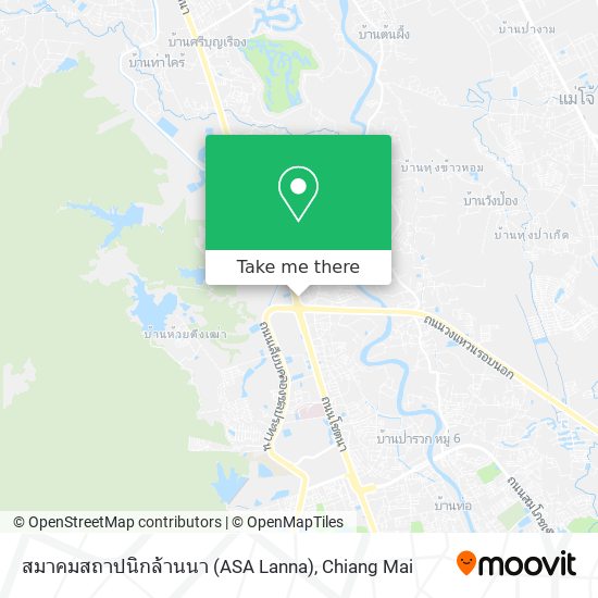 สมาคมสถาปนิกล้านนา (ASA Lanna) map