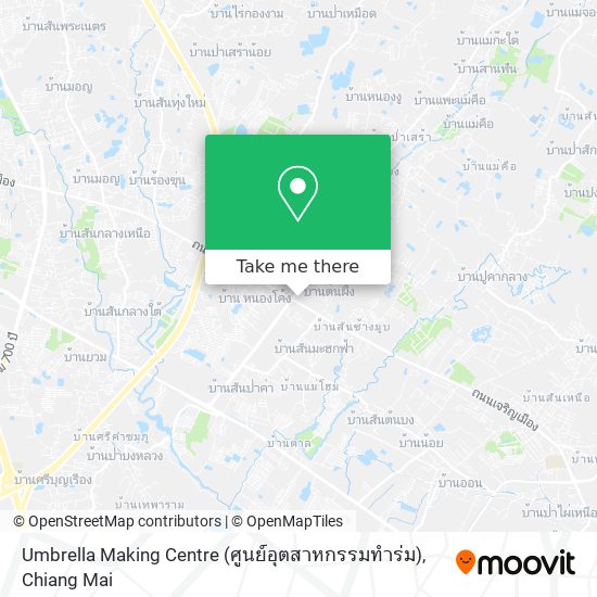 Umbrella Making Centre (ศูนย์อุตสาหกรรมทำร่ม) map