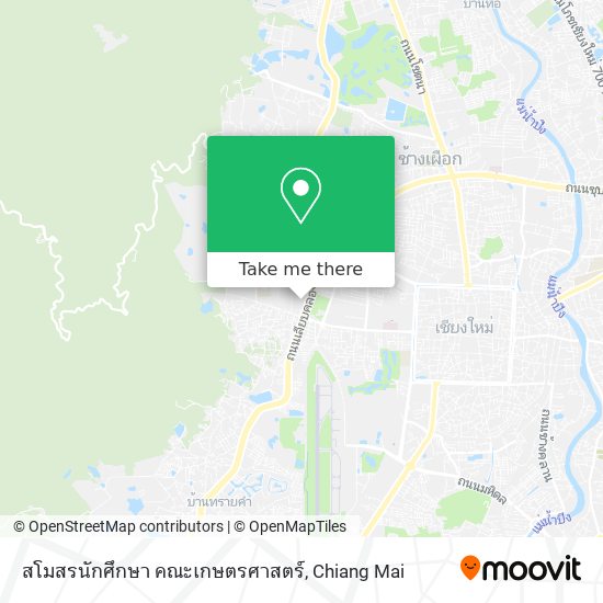 สโมสรนักศึกษา คณะเกษตรศาสตร์ map