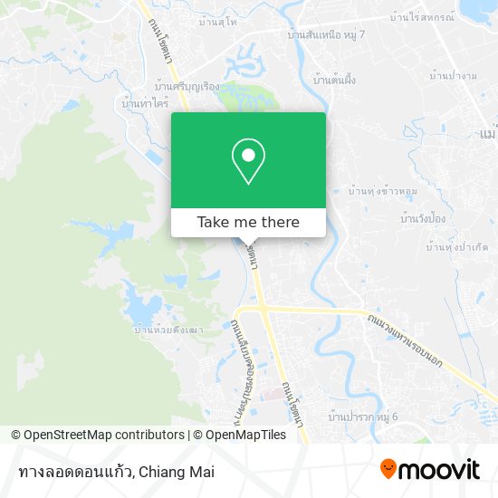 ทางลอดดอนแก้ว map