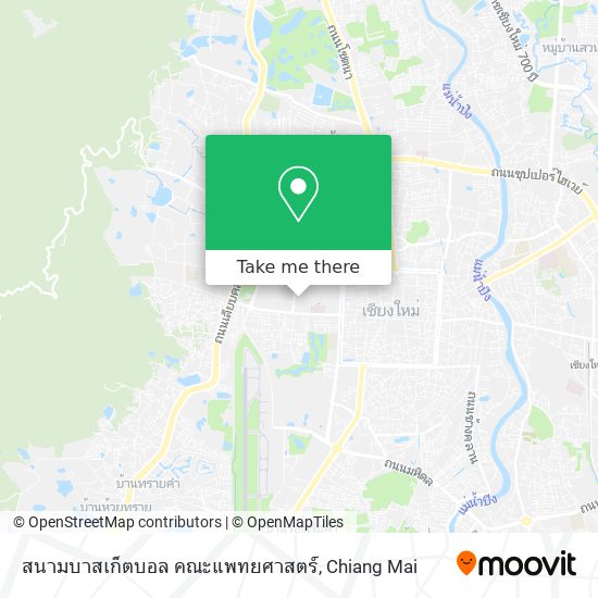 สนามบาสเก็ตบอล คณะแพทยศาสตร์ map