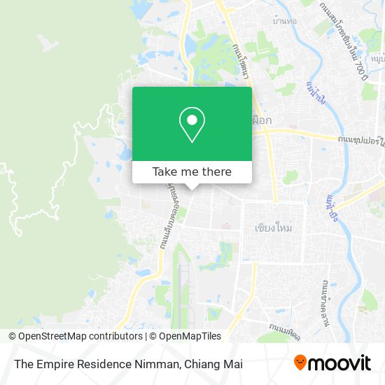 The Empire Residence Nimman map