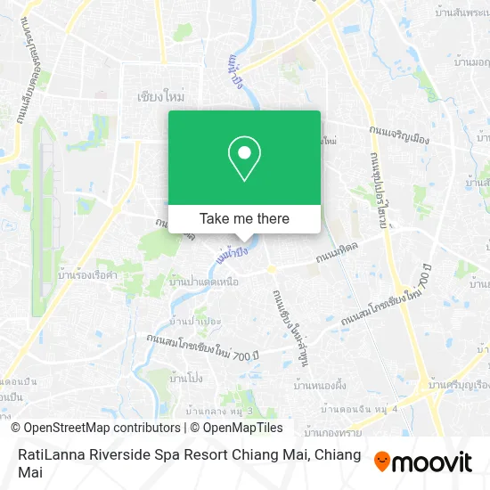 RatiLanna Riverside Spa Resort Chiang Mai map