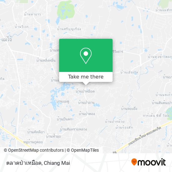 ตลาดป่าเหมือด map