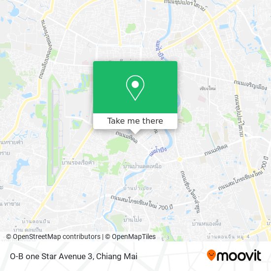 O-B one Star Avenue 3 map