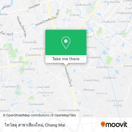 ไทวัสดุ สาขาเชียงใหม่ map