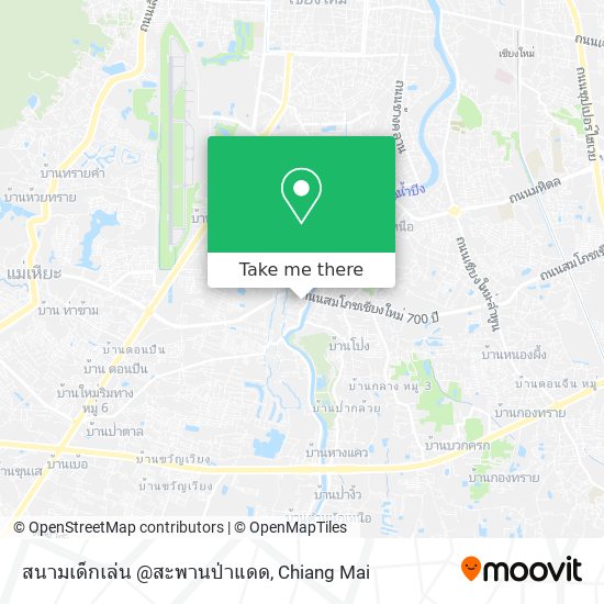 สนามเด็กเล่น @สะพานป่าแดด map
