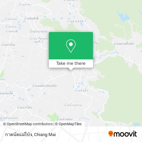 กาดนัดแม่โป่ง map