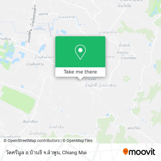 วัดศรีมูล อ.บ้านธิ จ.ลำพูน map