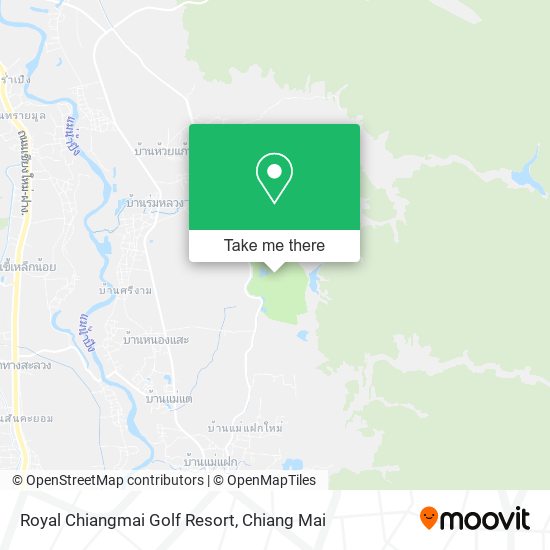 Royal Chiangmai Golf Resort map