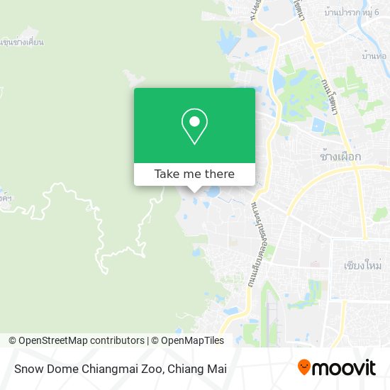 Snow Dome Chiangmai Zoo map