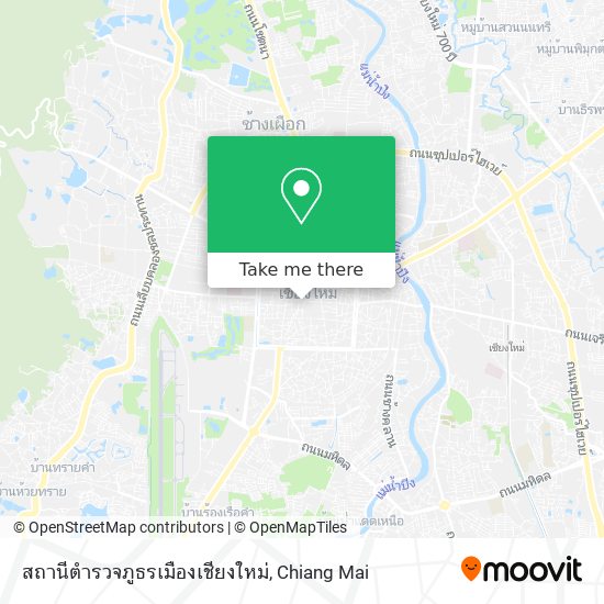สถานีตำรวจภูธรเมืองเชียงใหม่ map
