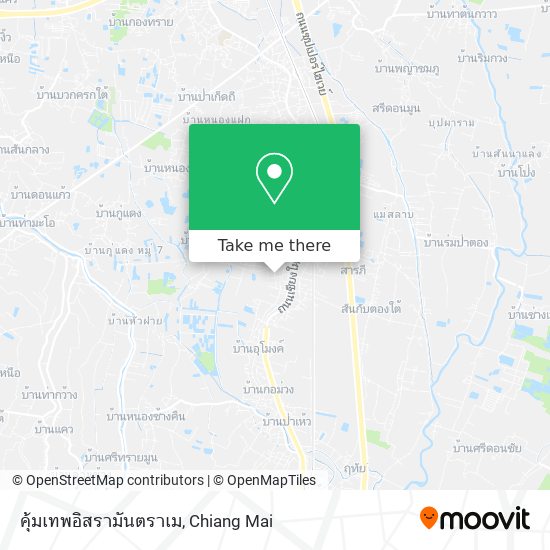 คุ้มเทพอิสรามันตราเม map