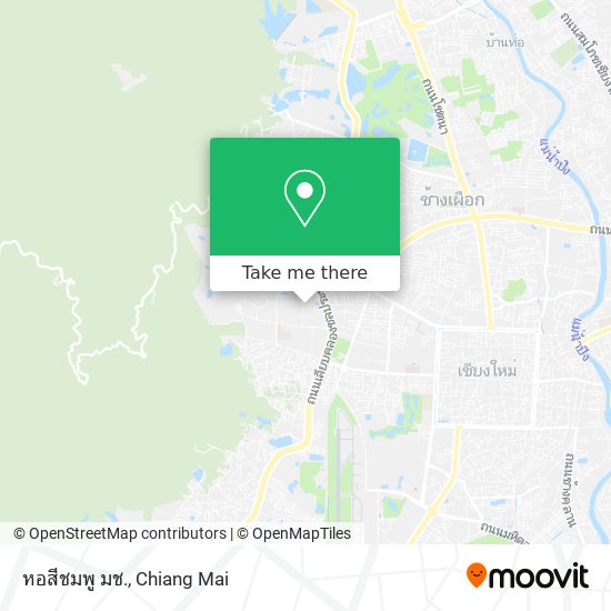 หอสีชมพู มช. map