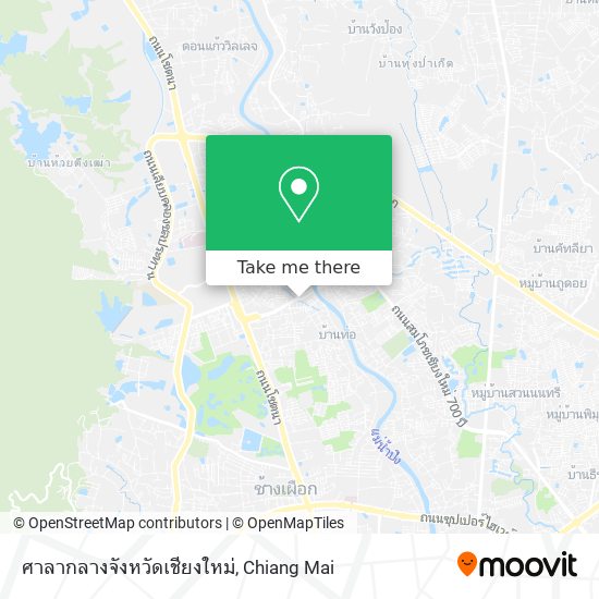 ศาลากลางจังหวัดเชียงใหม่ map