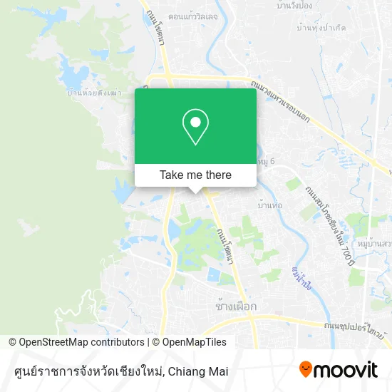 ศูนย์ราชการจังหวัดเชียงใหม่ map