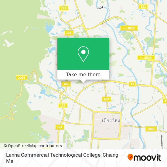 Lanna Commercial Technological College map