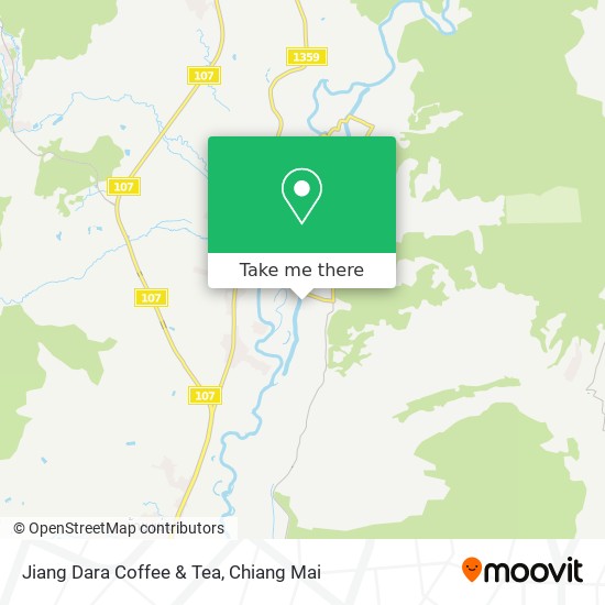 Jiang Dara Coffee & Tea map