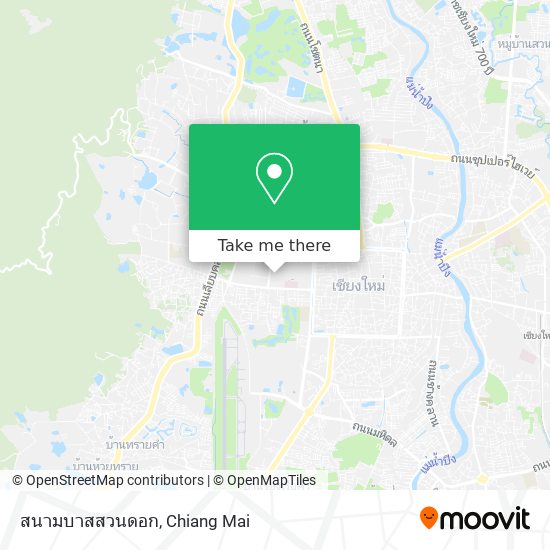 สนามบาสสวนดอก map