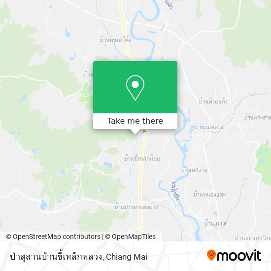 ป่าสุสานบ้านขี้เหล็กหลวง map
