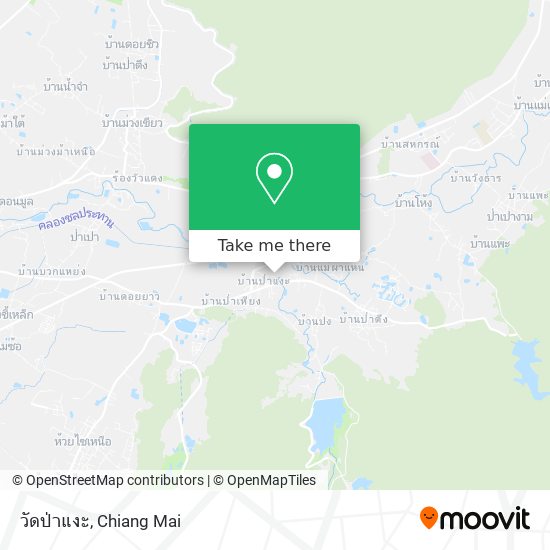 วัดป่าแงะ map